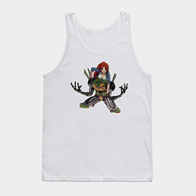 Cyberfrog Tank Top by RFillustrations